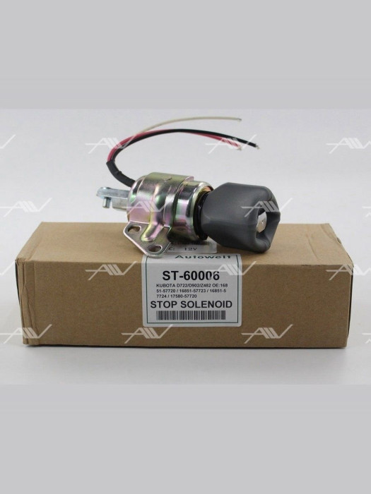 Стоп соленоид Kubota D902/D722/Z482 16851-57720